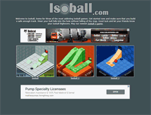 Tablet Screenshot of isoball.com